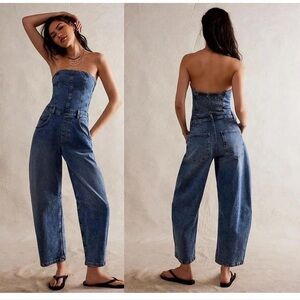 We the Free Je Suis Pret Barrel Jumpsuit - Medium